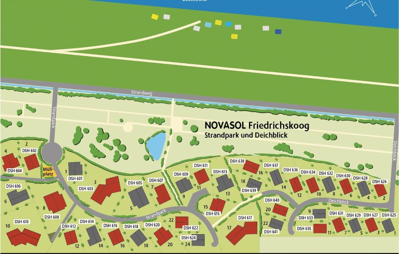 Friedrichskoog-Deichblick 14 Villa Exterior foto